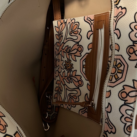 Rare Tory Burch Spring Small Tote Hicks garden - Picture 3 of 3